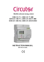 Circutor CEM-C31-485-DS Instruction Manual предпросмотр