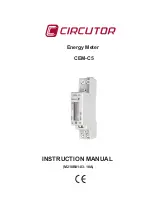 Предварительный просмотр 1 страницы Circutor CEM-C5 Instruction Manual