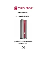 Предварительный просмотр 1 страницы Circutor CirPower Hyb 4k-48 Instruction Manual