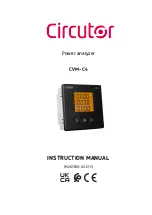 Preview for 1 page of Circutor CVM-C4 Series Instruction Manual