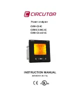 Circutor CVM-C5-IC Instruction Manual предпросмотр