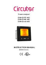 Предварительный просмотр 1 страницы Circutor CVM-C5 Series Instruction Manual