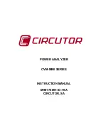 Предварительный просмотр 1 страницы Circutor CVM-MINI SERIES Instruction Manual