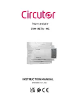 Предварительный просмотр 1 страницы Circutor CVM-NET4+-MC Instruction Manual