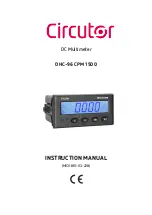 Preview for 1 page of Circutor DHC-96 CPM Instruction Manual