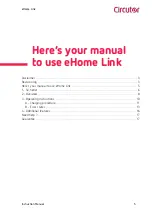 Preview for 5 page of Circutor eHome Link Instruction Manual