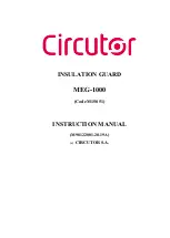 Предварительный просмотр 1 страницы Circutor M15051 Instruction Manual