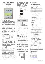 Предварительный просмотр 2 страницы Circutor MK-30-LCD Quick Start Manual