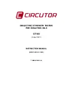 Circutor OT-60 Instruction Manual предпросмотр