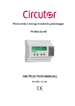 Circutor PV-Monitor-M Instruction Manual предпросмотр