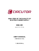 Предварительный просмотр 1 страницы Circutor QNA-303 User Manual