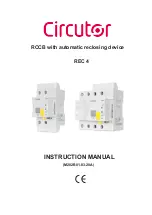 Circutor REC 4 Instruction Manual предпросмотр