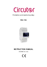 Circutor RGU-10A Instruction Manual preview