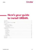 Preview for 3 page of Circutor URBAN M21 Installation Manual