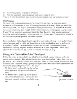 Preview for 5 page of Cirque Cruise Cat GDB500 User Manual