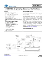 Cirrus Logic CDB5490U Manual preview