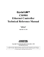 Cirrus Logic CRYSTAL LAN CS890 Technical Reference Manual preview