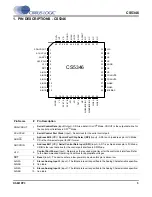 Preview for 5 page of Cirrus Logic CS5346 Manual