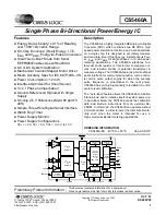 Preview for 1 page of Cirrus Logic CS5460A Manual