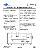 Preview for 1 page of Cirrus Logic CS5530 Manual