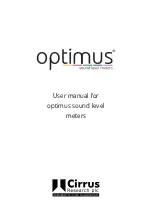 Preview for 1 page of Cirrus Research CR 151 User Manual