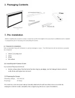 Preview for 3 page of Cirrus Screens Alto Series Installation Manual