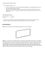 Preview for 4 page of Cirrus Screens Startus G3 Installation Manual