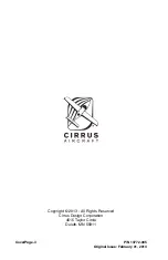 Предварительный просмотр 2 страницы Cirrus SR22T Pilot Operating Handbook