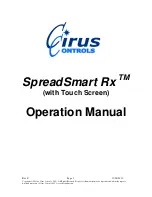 Cirus Controls SpreadSmart Rx Operation Manual preview