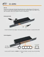 Предварительный просмотр 1 страницы CIS CIS-80MKI Quick Manual