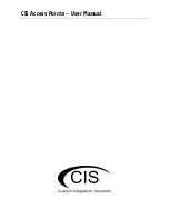 CIS CIS-ACWAP User Manual preview