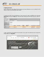 Preview for 2 page of CIS CIS-CRS328-24P Quick Start Manual