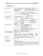 Preview for 5 page of CIS CL-GE300 Product Specification  & Operation Manual