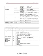 Предварительный просмотр 6 страницы CIS CL-GE300 Product Specification  & Operation Manual