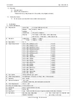 Preview for 4 page of CIS DCC-HD3N Product Specification & Operational Manual