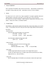 Preview for 3 page of CIS VCC-F32U29CL Product Specification  & Operation Manual