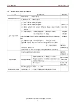 Предварительный просмотр 7 страницы CIS VCC-F32U29CL Product Specification  & Operation Manual