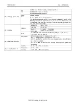 Preview for 6 page of CIS VCC-FC21U19OP Product Specification & Operational Manual