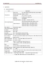 Preview for 6 page of CIS VCC-G22V31ACL Product Specification & Operational Manual