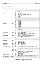 Preview for 10 page of CIS VCC-G22V31ACL Product Specification & Operational Manual