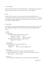 Предварительный просмотр 3 страницы CIS VCC-G32S21CL Product Specification  & Operation Manual