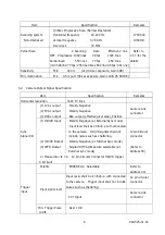 Предварительный просмотр 6 страницы CIS VCC-G32S21CL Product Specification  & Operation Manual