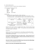 Preview for 20 page of CIS VCC-G32S21CL Product Specification  & Operation Manual