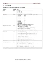 Preview for 8 page of CIS VCC-GC10V31L Product Specification & Operational Manual