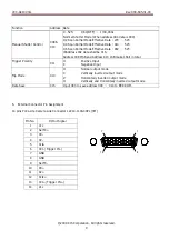 Предварительный просмотр 9 страницы CIS VCC-GC10V31L Product Specification & Operational Manual