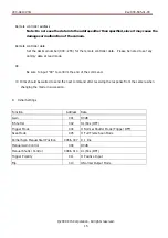 Preview for 15 page of CIS VCC-GC10V31L Product Specification & Operational Manual