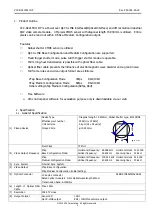 Предварительный просмотр 5 страницы CIS VCC-GC21FR11OP Product Specification & Operational Manual