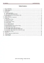 Preview for 2 page of CIS VISION:analog VCC-G20S20A Product Specification & Operational Manual