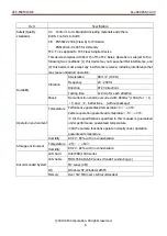 Preview for 6 page of CIS VISION:elite VCC-F60FV19GE Product Specification & Operational Manual