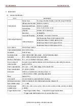 Предварительный просмотр 5 страницы CIS Vision:mini VCC-F22U29APCL Product Specification & Operational Manual